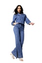 Caroline Biss - Jeanshose Knopfleiste mid blue - 1510-24