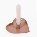 Kolony - Kerzenhalter Herz rosa