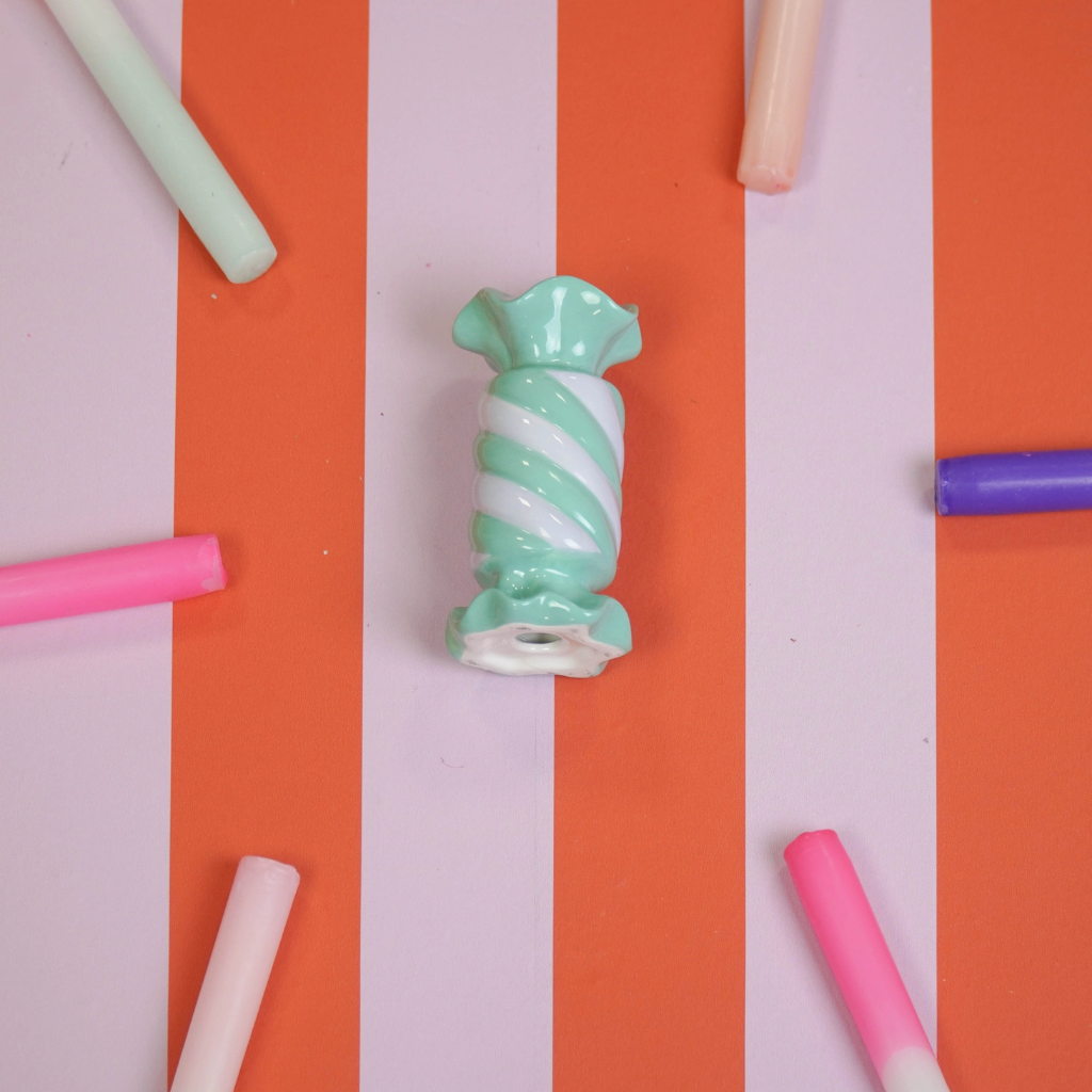 Housevitamin - Kerzenhalter TOFFEE CANDY mint