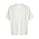 Caroline Biss - Top AIRY BLOUSE WITH FINE CROCHET-WORK, Off-White