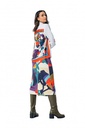 Caroline Biss - Poplin Blouse with back print - 4603-59