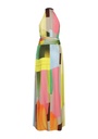 Caroline Biss - Kleid MAXI HALTER DRESS WITH ABSTRACT MULTI-COLOUR PRINT, Multi Color
