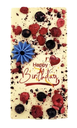 Ritonka - Premium HAPPY BIRTHDAY - Weiße Schokolade mit echter Kerze - 95g