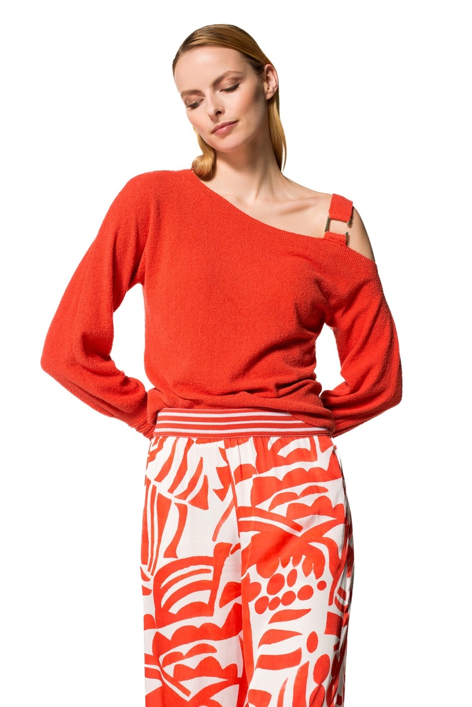 Caroline Biss - Pullover rot-orange - 1293-52