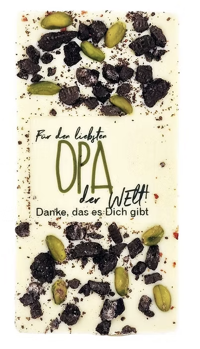 Ritonka - Premium weiße Schokolade - Bester Opa - 95g