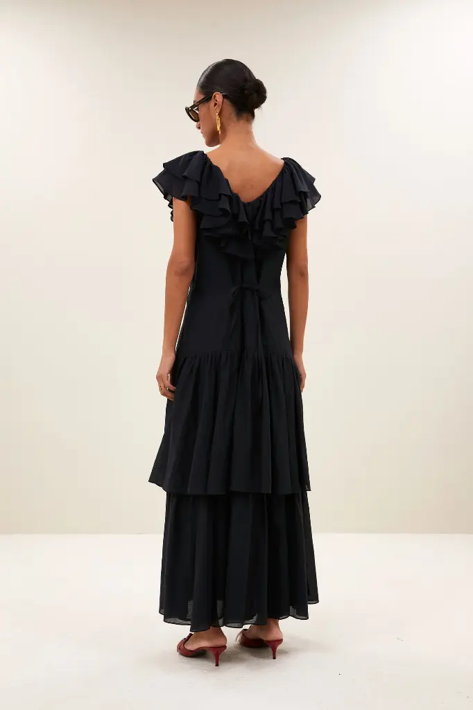 By Bar - loren dress - 861 jet black