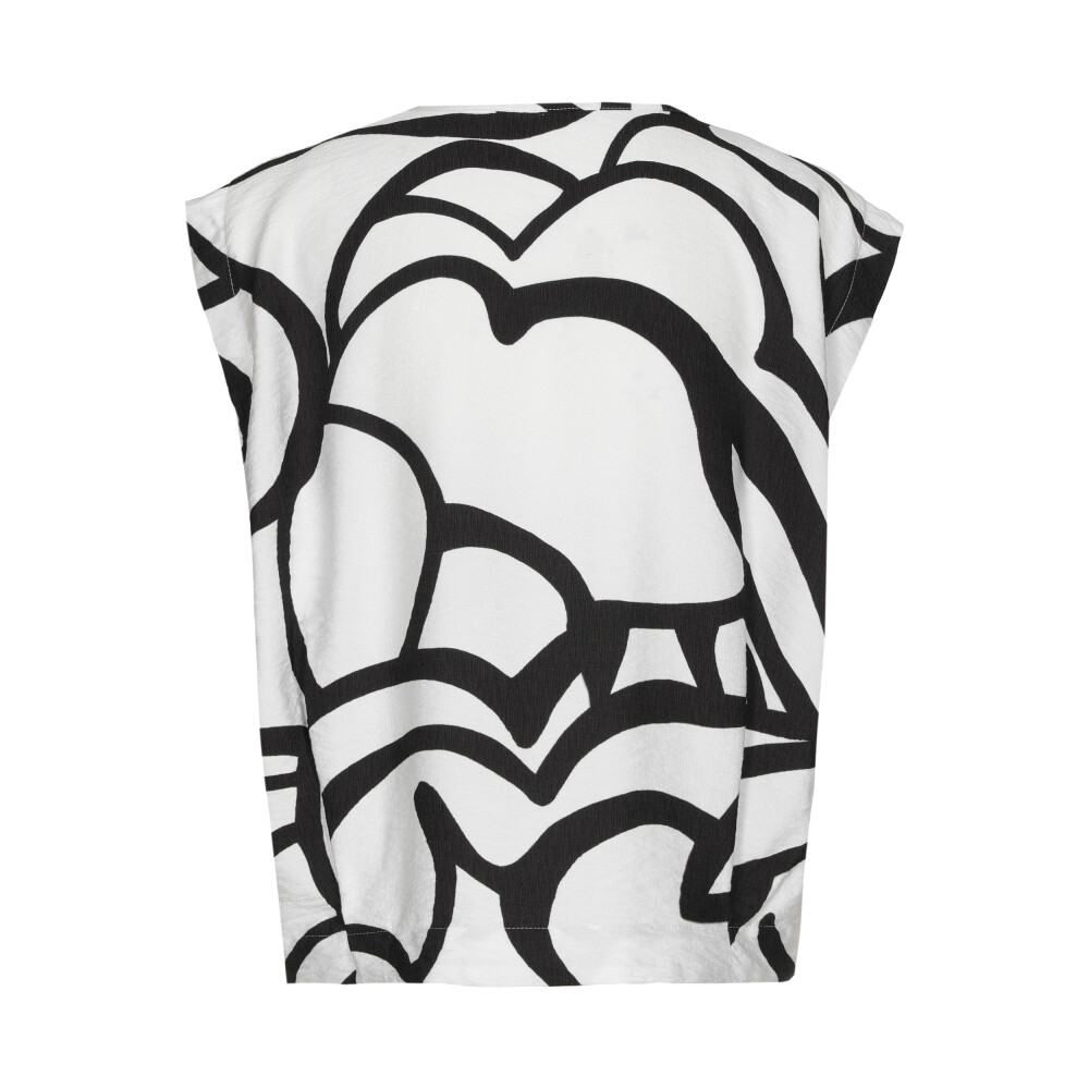 Caroline Biss - SLEEVELESS TOP - black white multicolor