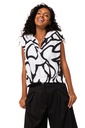 Caroline Biss - SLEEVELESS TOP - black white multicolor
