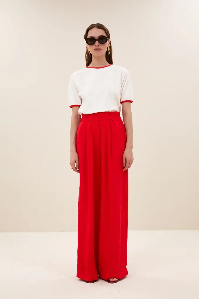 By Bar - Benji Satin Stripe Pants - 1318 Lollipop