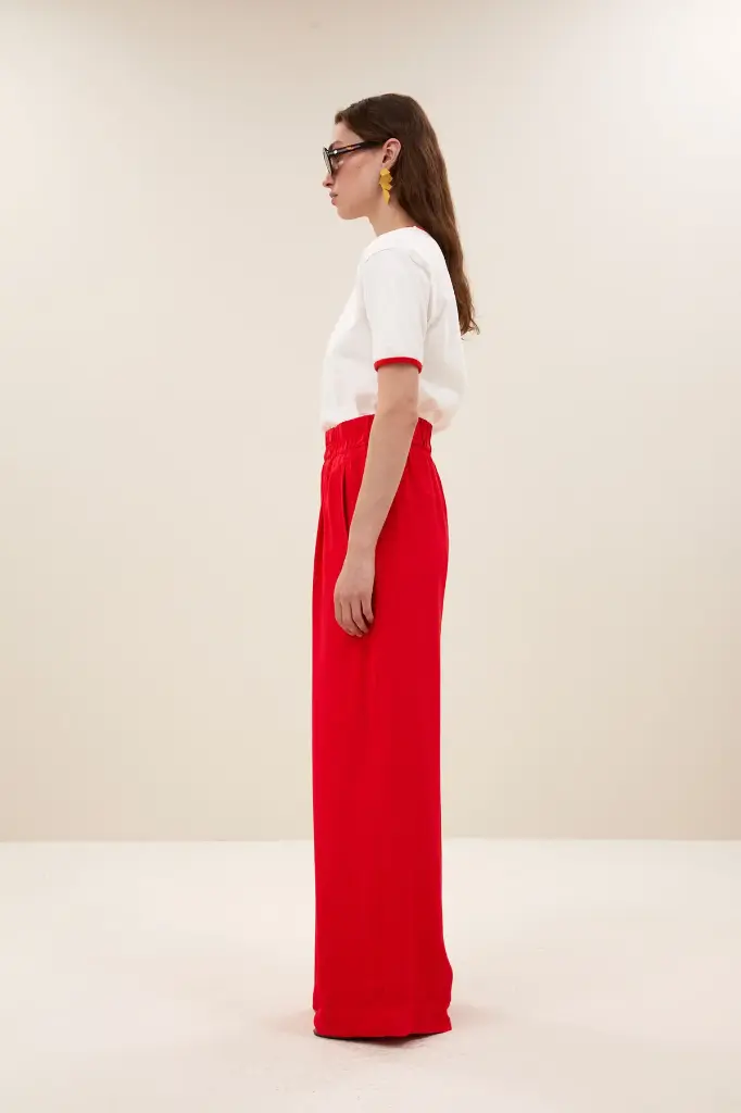 By Bar - Benji Satin Stripe Pants - 1318 Lollipop