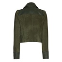 Caroline Biss - Short cardigan jacket leather suede - 4804-63