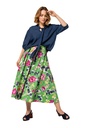 Caroline Biss - Skirt with elegant pleats and fresh floral print