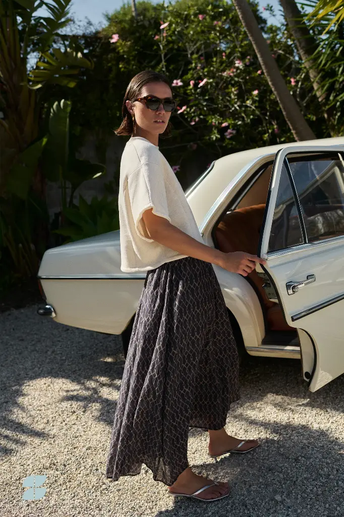 By Bar - Ruby Marqi Skirt - 888 marqi print