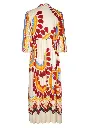 Caroline Biss - weich fallendes Midi-Hemdblusenkleid - 1188-89