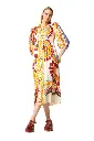 Caroline Biss - weich fallendes Midi-Hemdblusenkleid - 1188-89