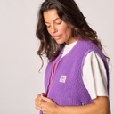 Billybelt - Sherpa Weste ärmellos - Purple 2.0