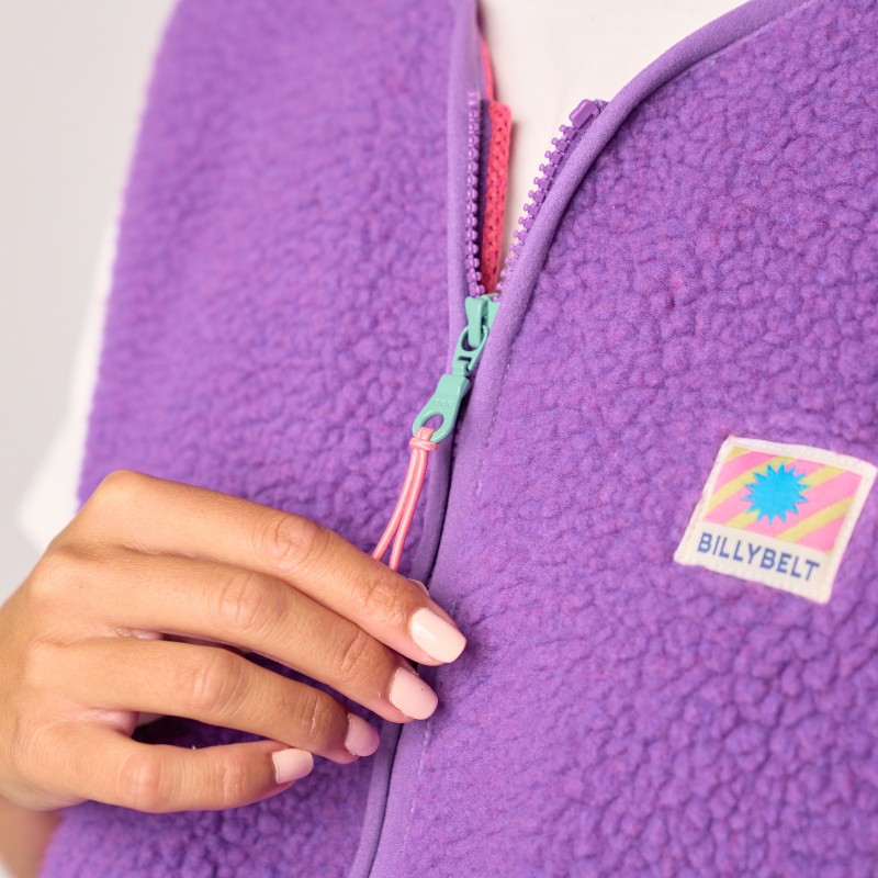 Billybelt - Sherpa Weste ärmellos - Purple 2.0