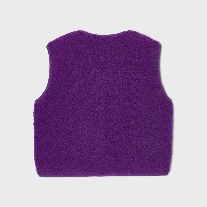 Billybelt - Sherpa Weste ärmellos - Purple 2.0
