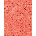 Amsterdam Heritage - Leder Handytasche / kleine Tasche MILDER Orange / Koralle geflochten