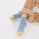 Billybelt - Kindersocken Bio-Baumwolle RIVERSIDE blau gelb 