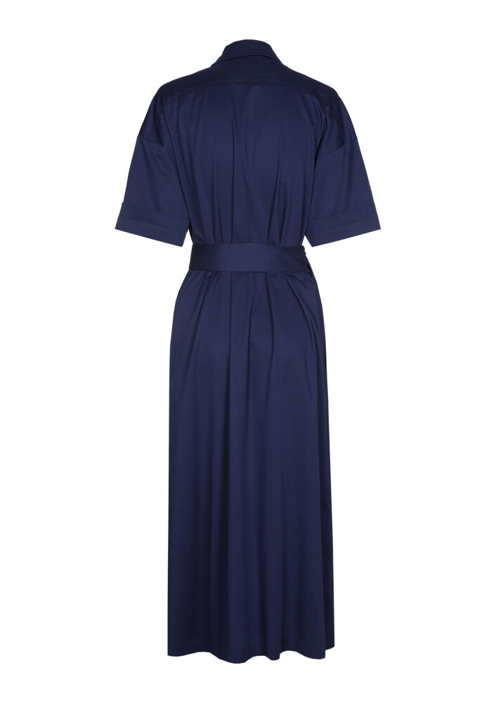 Caroline Biss - Kleid WRAP DRESS IN LIGHT COTTON, Indigo