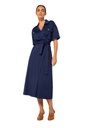 Caroline Biss - Kleid WRAP DRESS IN LIGHT COTTON, Indigo