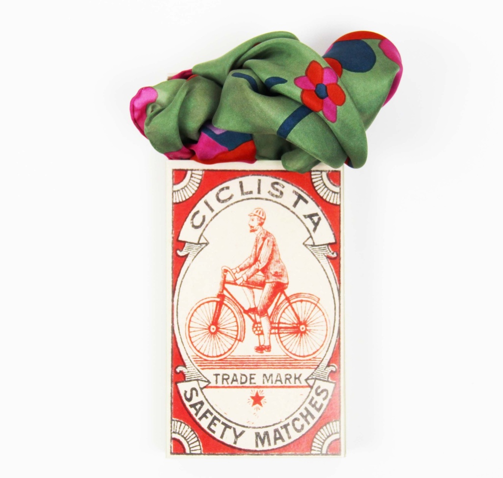 Les Belles Vagabondes - Seidentuch Sakura Vert Green