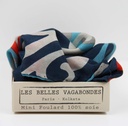 Les Belles Vagabondes - Seidentuch Sakura Marine