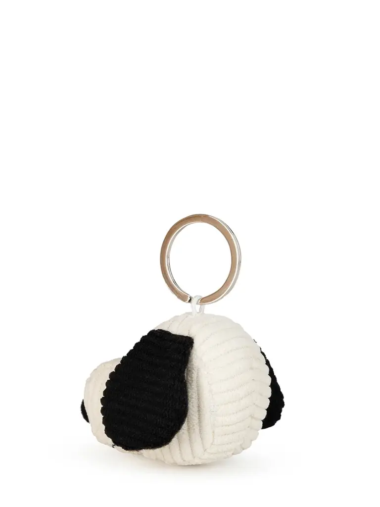 Bon ton toys - Schlüsselanhänger SNOOPY Head Keychain | corduroy | cream 4,5 cm