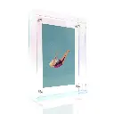 Mea Living - Neon Bilderrahmen Acryl Clear Rainbow 10x15 cm