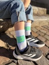 MDMD - Kindersocken Schulkind Graffiti Green