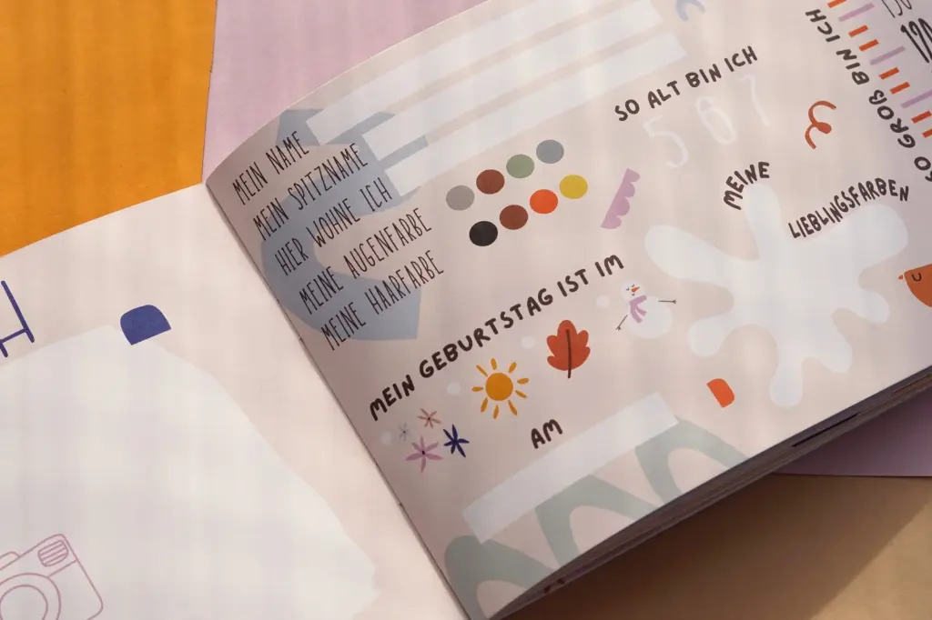 Modern Kids Art - Einschulungsalbum Kunterbunte Welt - Endlich Schulkind