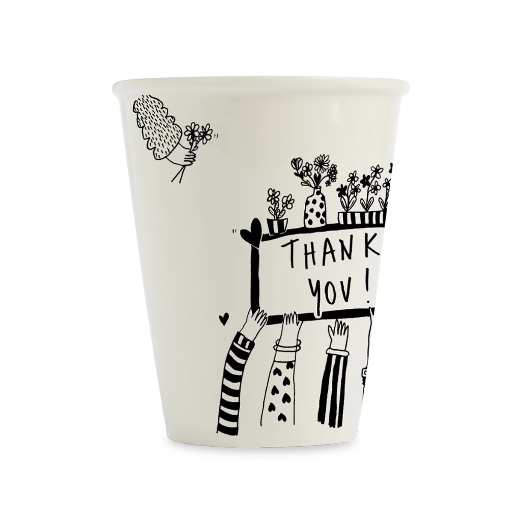 Helen B - Becher *thank you arms*