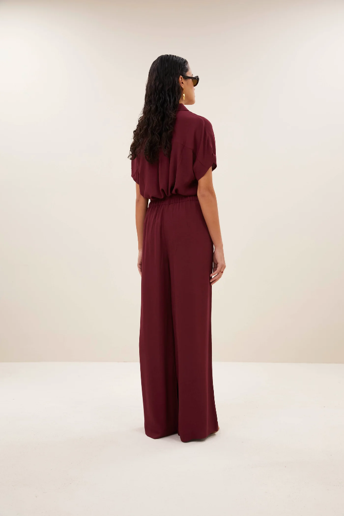 By Bar - Benji Viscose Pants - 325 wine