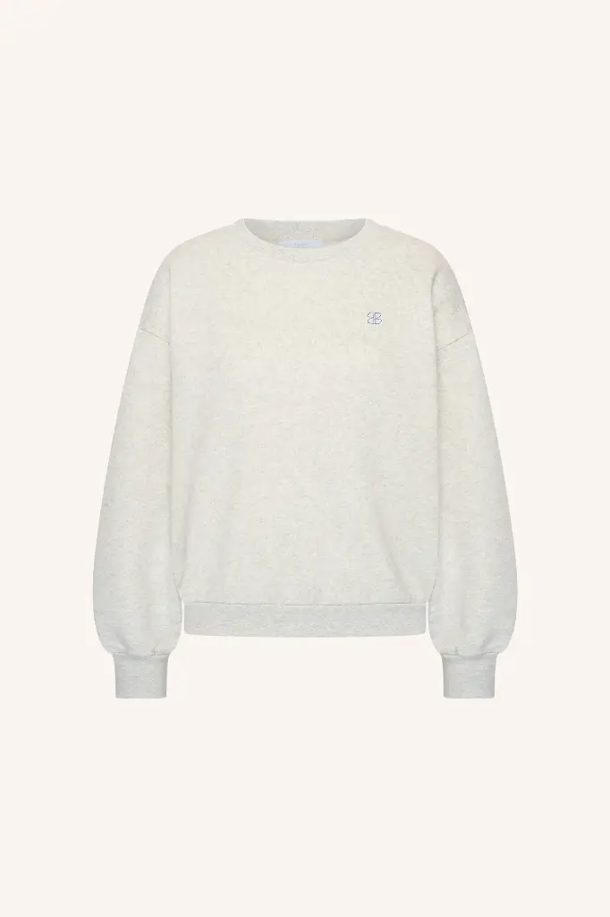 By Bar - Lili Amor Sweater - 815 light grey melee