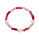 HCA - elastischer Ring - Pearls & Paradise - rosa-rot