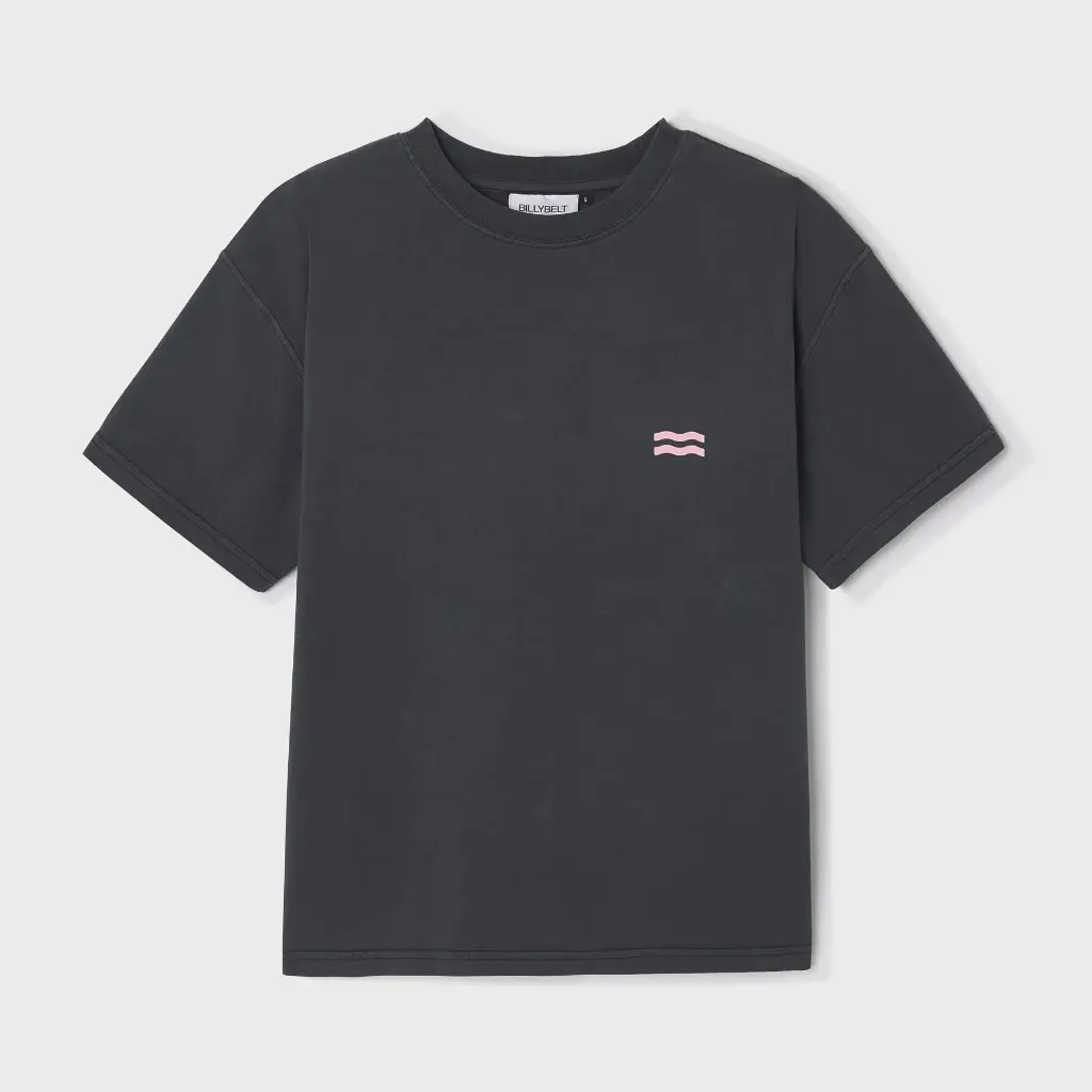 Billybelt - Tshirt Bio-Baumwolle - black over dyed