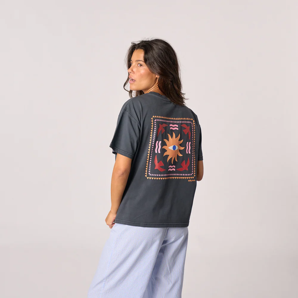 Billybelt - Tshirt Bio-Baumwolle - black over dyed