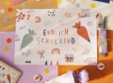 Modern Kids Art - Platzset Einschulung Regenbogen