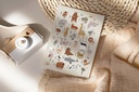 Modern Kids Art - Postkarte - Alphabet Karte Tiere