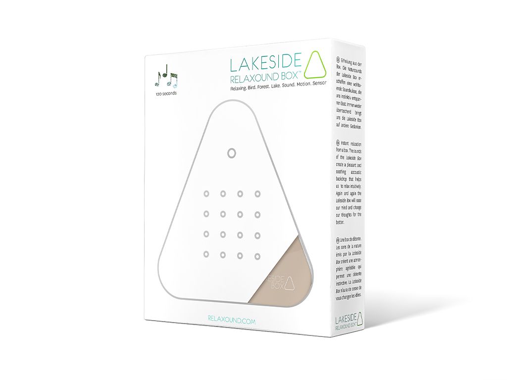 Relaxound - Lakesidebox Taupe - Naturgeräuschebox