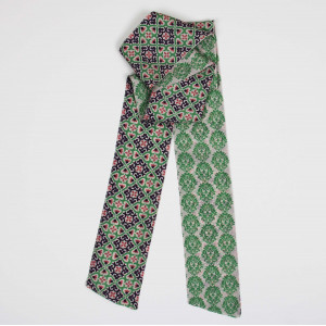 Les Belles Vagabondes - Seidenschal Bandeau Florence vert green