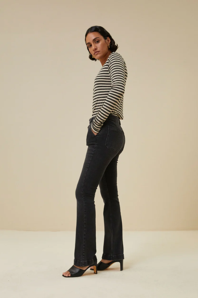 By Bar -Leila LB Pant - 861 Jet Black