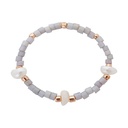 HCA - elastischer Ring - Pearls & Paradise - grau