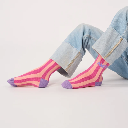Billybelt - Kindersocken Bio-Baumwolle MESSAGE SOCKS AMOUR lila pink