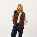 Billybelt - Sherpa Weste ärmellos - Brown