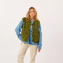 Billybelt - Sherpa Weste ärmellos - Olive green