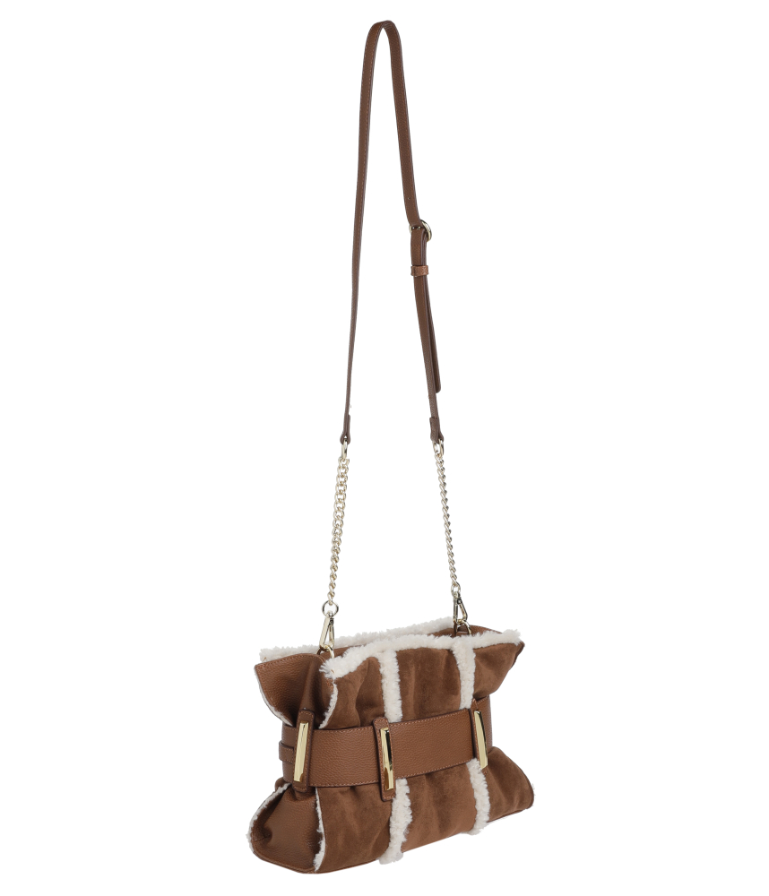 Caroline Biss - Handtasche Fell Karamell