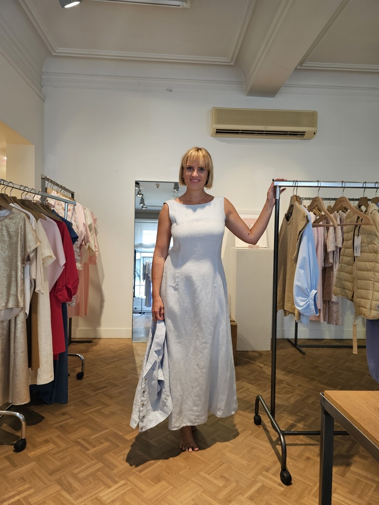 Scapa - Dress SOLEINE - light blue