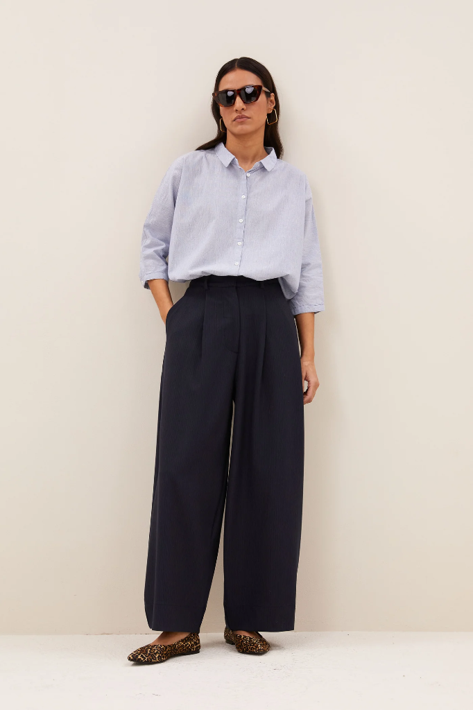 By Bar - Frida copper stripe pants - 1704 copper stripe